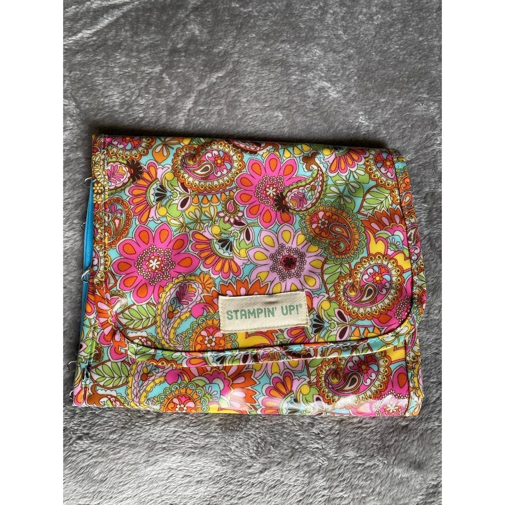 Stamping Up NOS Organizer Travel Folding Bag Vintage s15